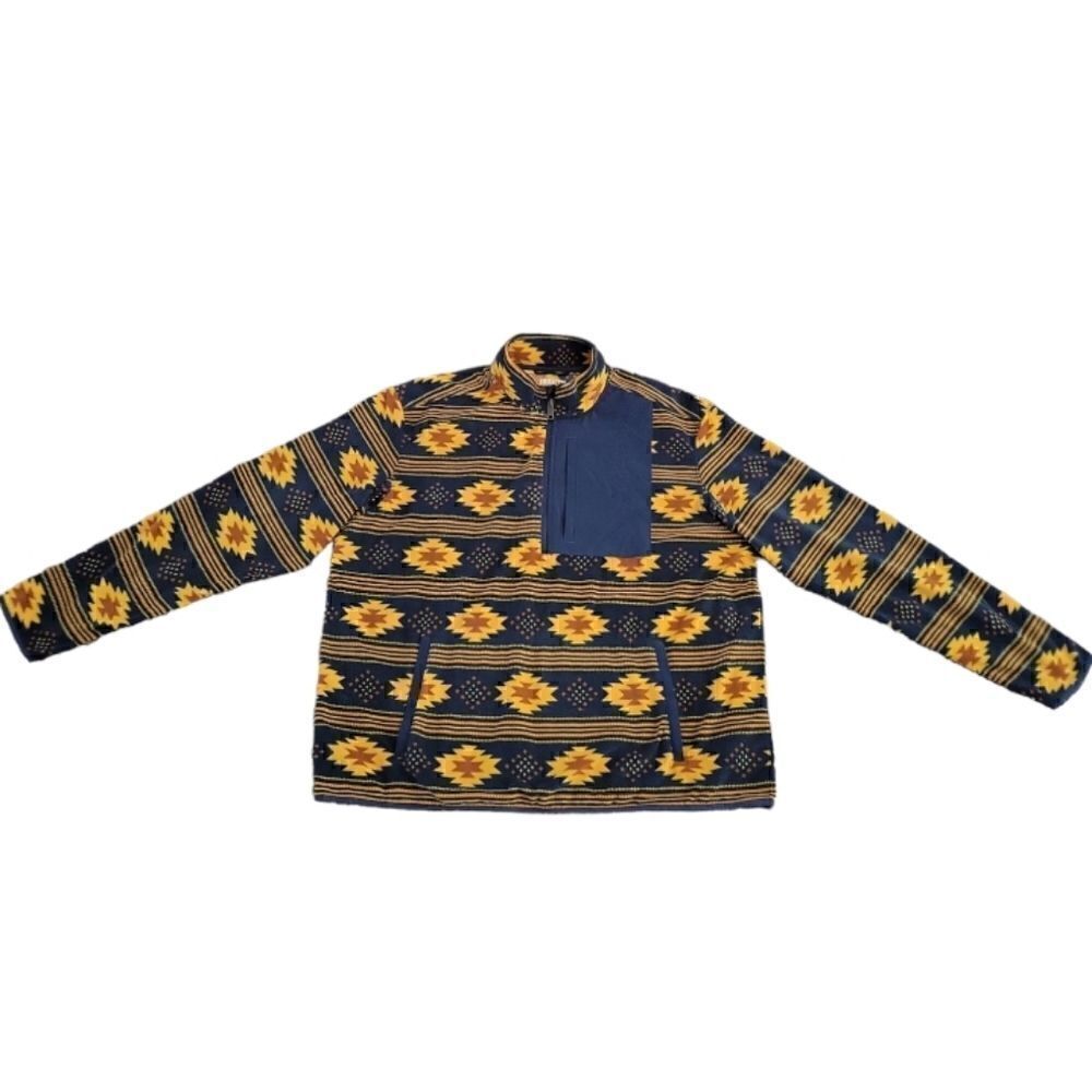 EC DULUTH TRADING RELAXED FIT PULLOVER FLEECE JACKET WITH POCKETS SZ.XL